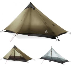 Solo Pyramid Tent For Outdoor Camping 15D Nylon Silicon Coating