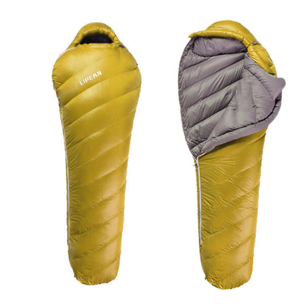 YELLOW down sleeping bag