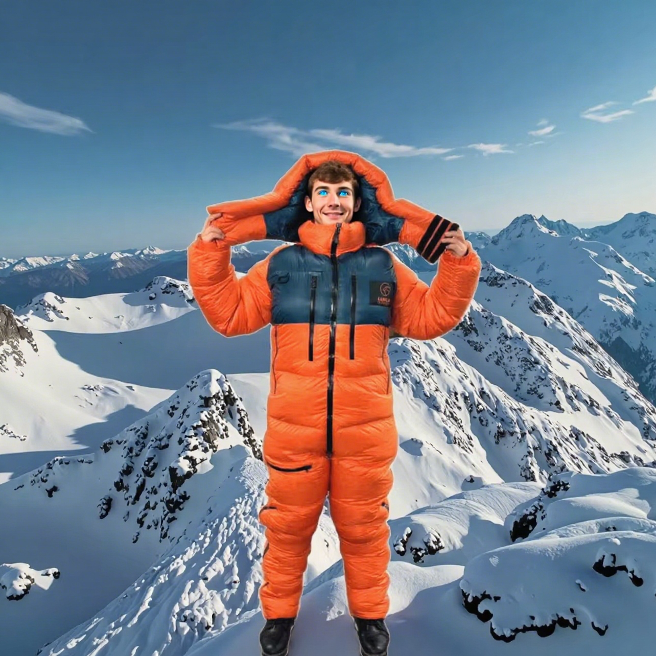 Mountain Expedition Suit 8000m RDS 850fp Goose Down Suits - Lipean