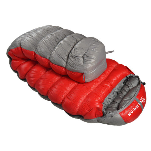 Down Sleeping Bag 800g for camping winter outdoor waterproof