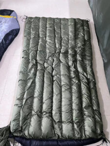 Down quilt for Hammock